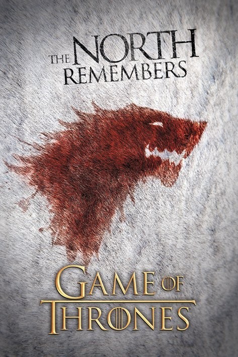 Poster GAME OF THRONES - wolf