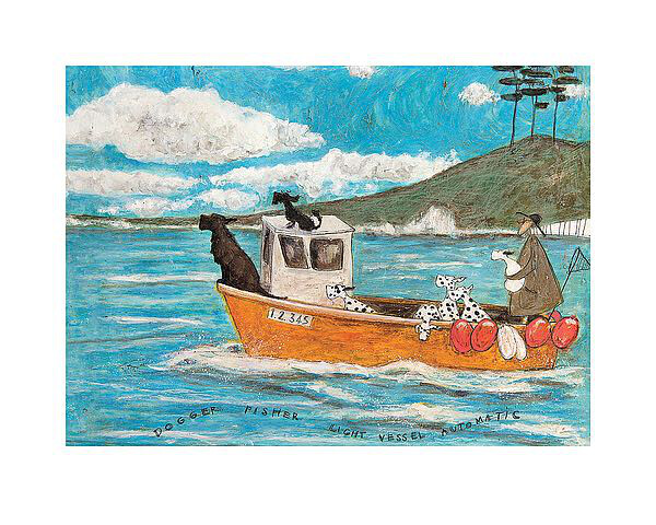 Kunstdruk Sam Toft - Dogger, Fisher, Light Vessel Automatic