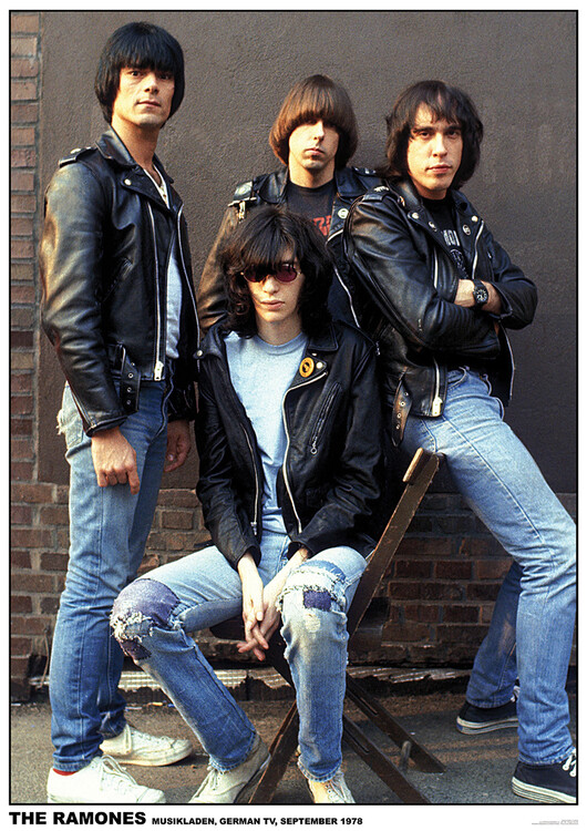 Levně Plakát, Obraz - Ramones - Germany 1978, 59.4 × 84.1 cm