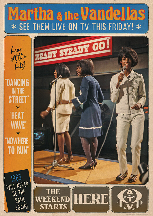 Levně Plakát, Obraz - Martha and the Vandellas, 59.4 × 84.1 cm