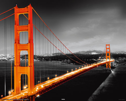 Poster San Francisco - golden gate