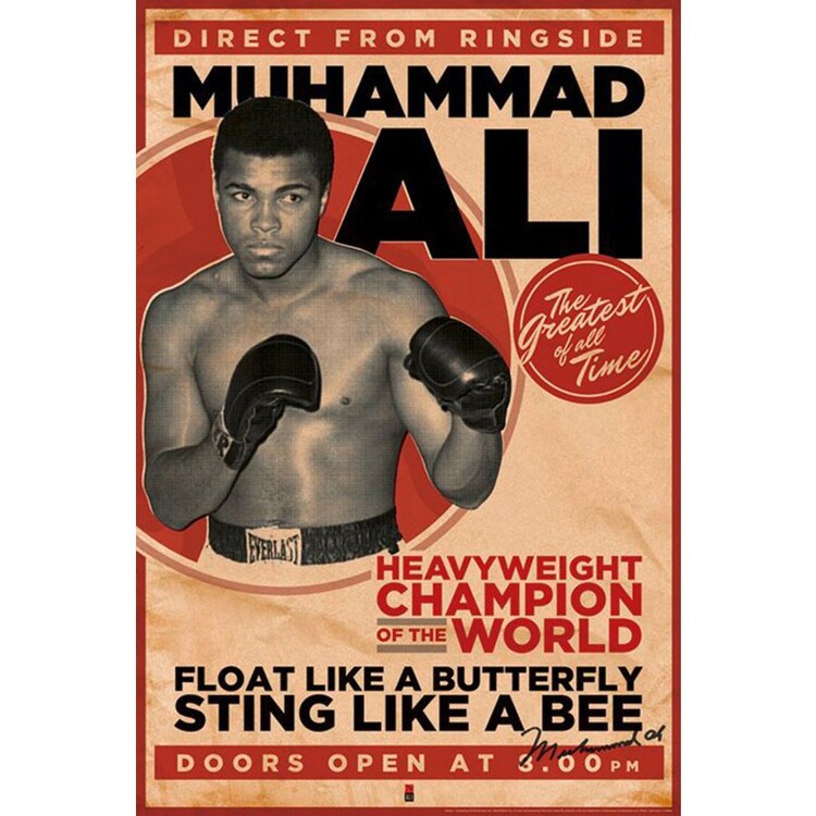 Poster Muhammad Ali - Vintage Poster