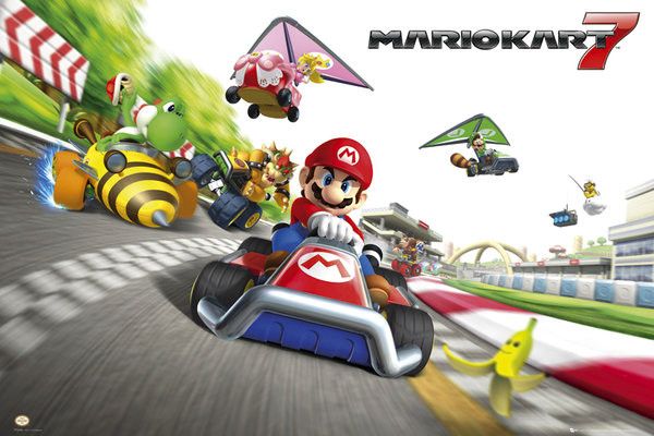 Poster Nintendo - mario kart 7