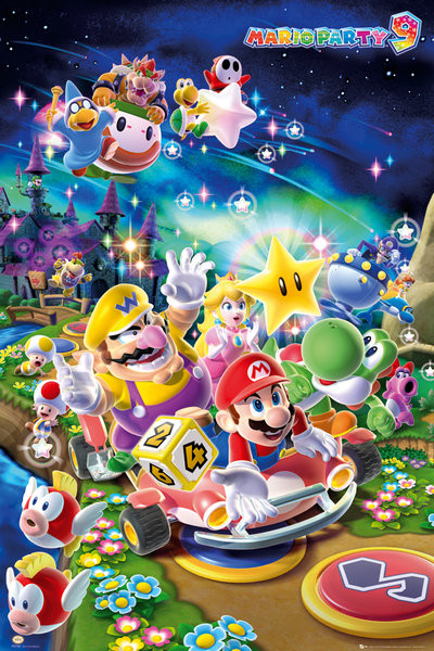 Poster Nintendo - Mario party 9
