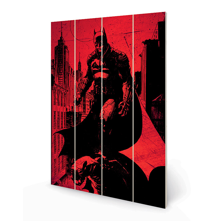Bild auf Holz The Batman - Gotham