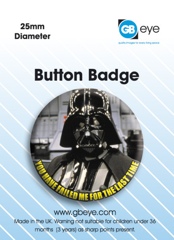 Badge Star Wars Vader