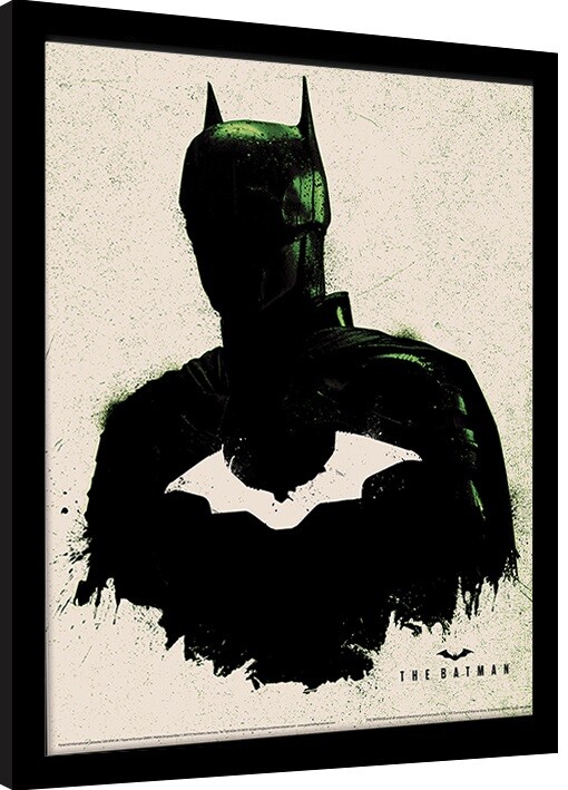 Gerahmte Poster The Batman - Grit