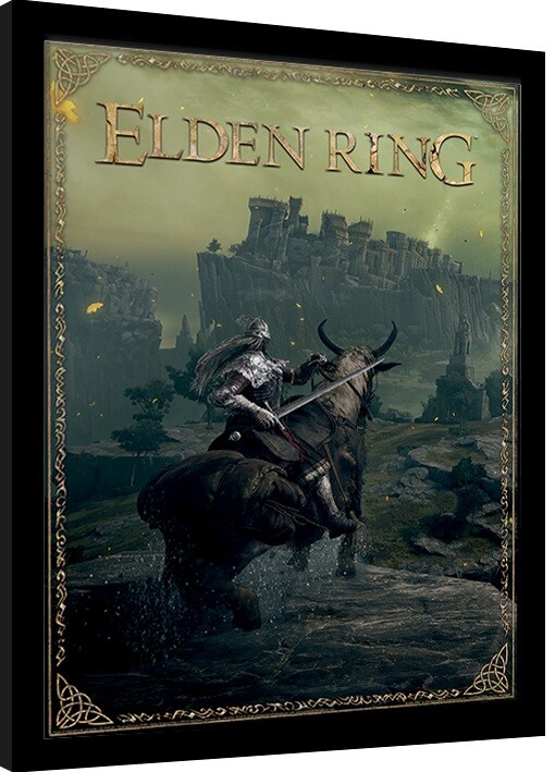 Indrammet plakat Elden Ring - Adventure into the Unknown