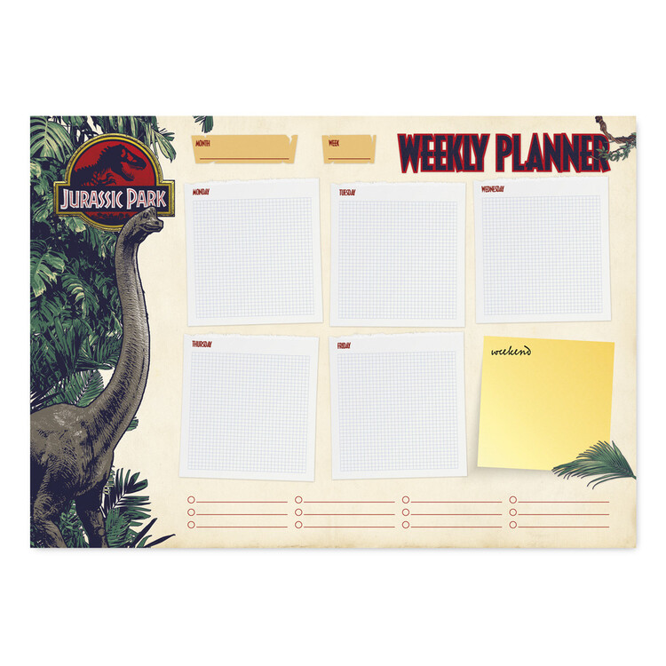 Wochenplaner Jurassic Park