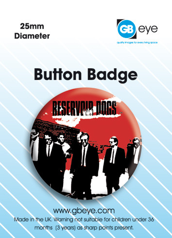 Button Reservoir Dogs Red