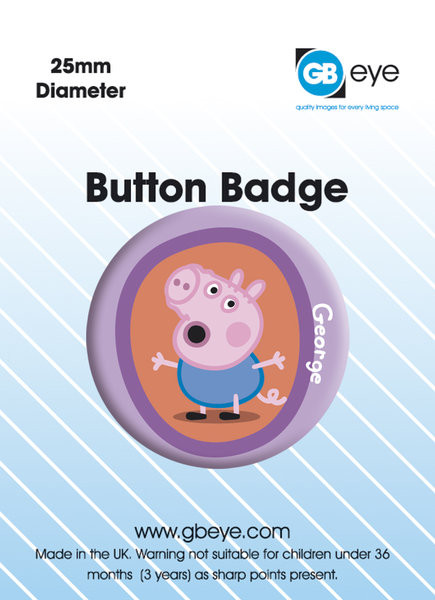 Button PEPPA PIG GEORGE