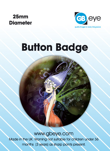 Button ODM GLITTER FAIRY