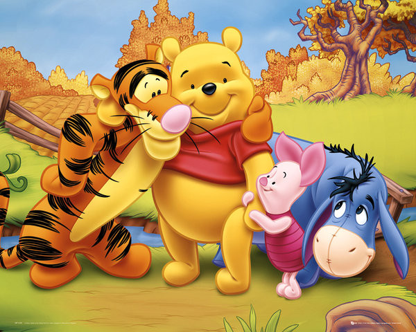 Poster WINNIE THE POOH - friends
