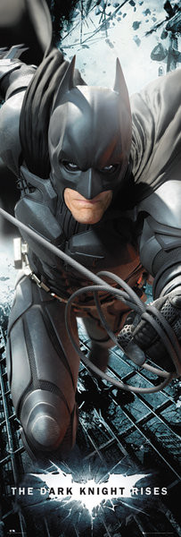 GB Eye Poster Ufficiale Batman - The Dark Knight Rises - Dimensioni 53x158 Cm, Carta 150gsm, Licenza DC Comics
