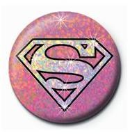 Button SUPERGIRL - shield