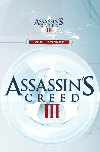 Samolepky Assassin's Creed III - logo