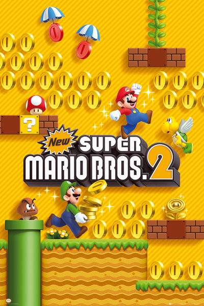 Poster Super Mario Brothers 2