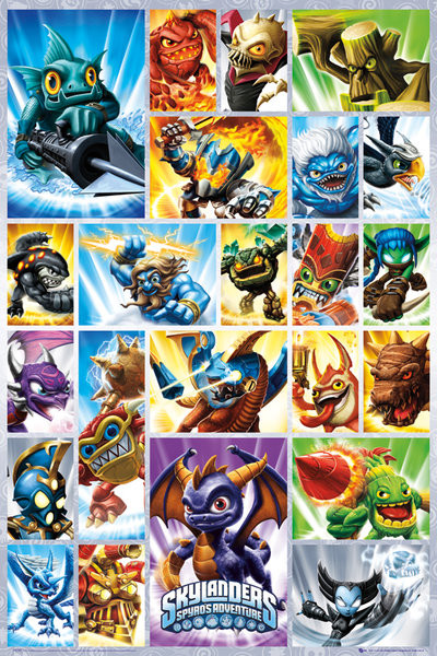 Tovaglia In PVC Skylanders – 130x180 Cm – Multicolore Per La Cameretta Dei Bambini