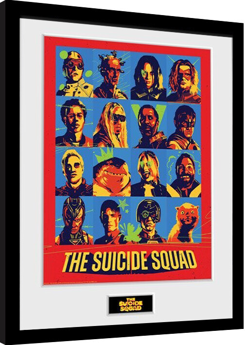 Keretezett poszter Suicide Squad - Bunch