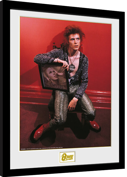 Ingelijste poster David Bowie - Chair