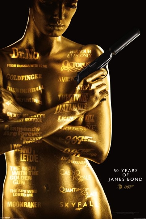 Poster JAMES BOND 007 - 50th anniversary