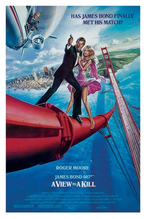 Poster JAMES BOND 007 - a view to a kill