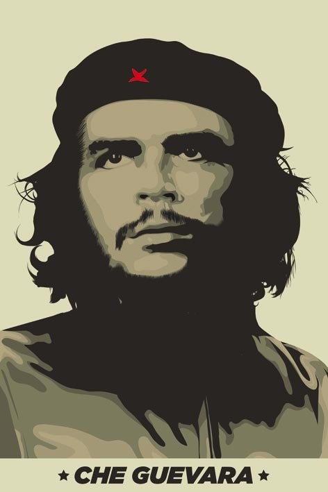 Poster Che Guevara - khaki green