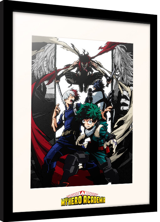 Ingelijste poster My Hero Academia - Second Season