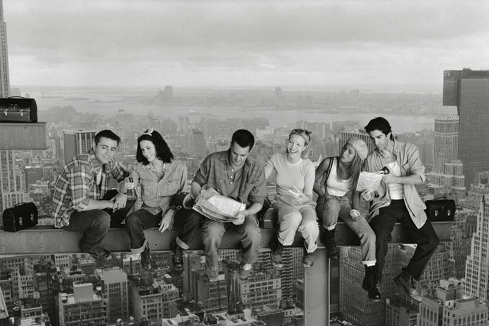 Gerahmte Poster Friends - Lunch On A Skyscraper