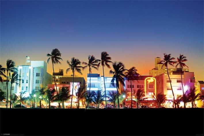 Poster Ocean drive Miami