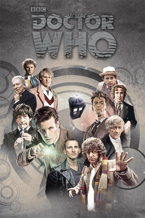 Poster DOCTOR WHO - doctors through time