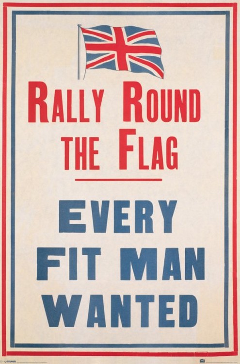 Poster Rally round the flag