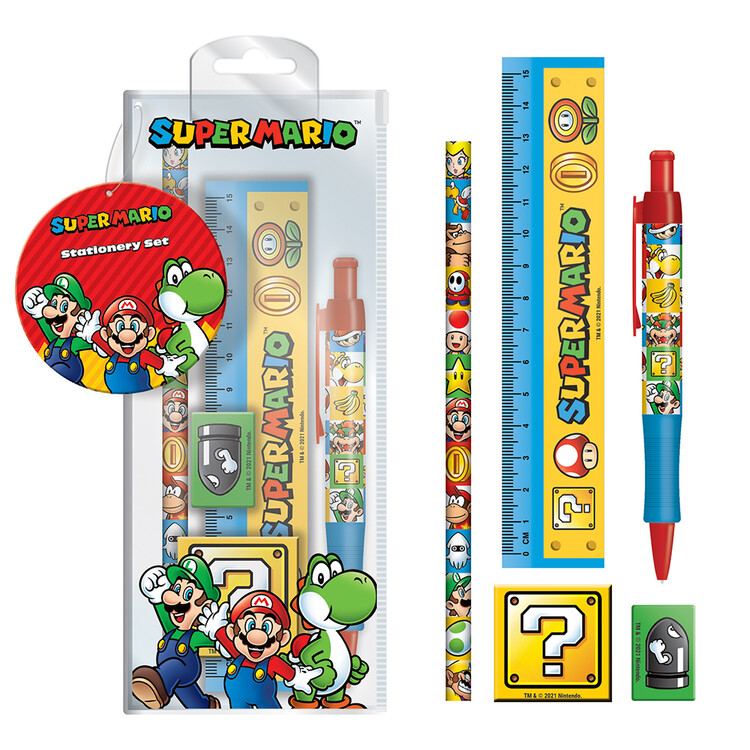 Skrivtillbehör Super Mario - Colour Block