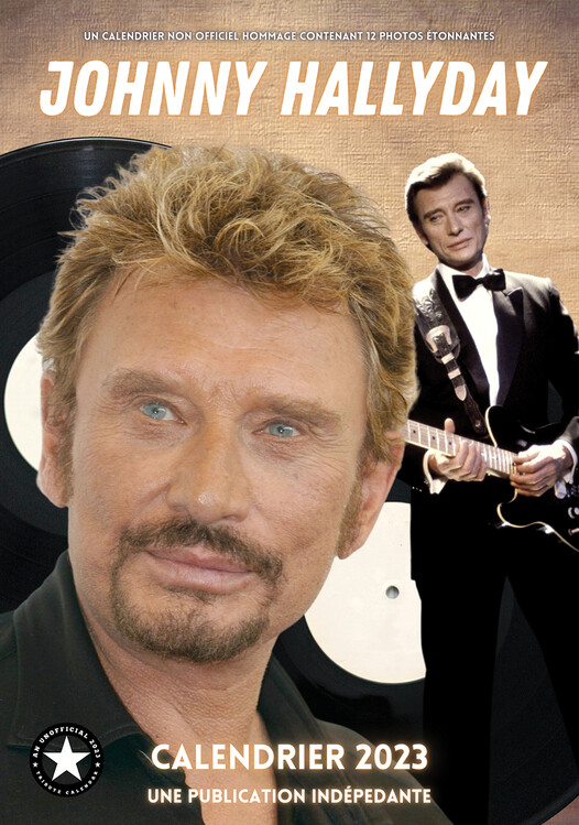 Calendario 2027 Johnny Hallyday