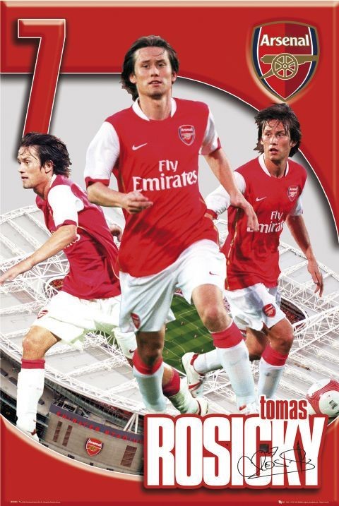 Poster Arsenal - Tomáš Rosický 06/07