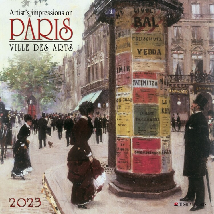 Kalendář 2027 Paris - Ville des Arts
