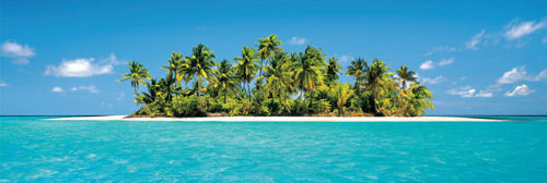 Poster Maledives – island