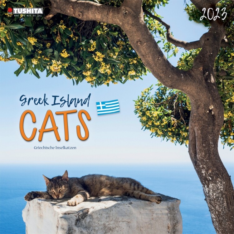 Calendario 2027 Greek Island Cats