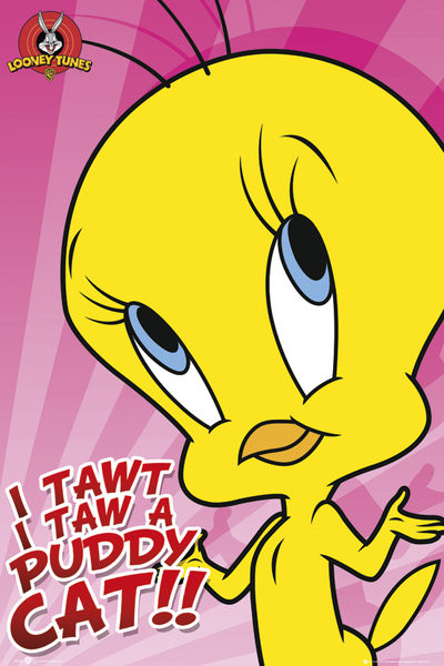 Poster LOONEY TUNES - tweeety pie