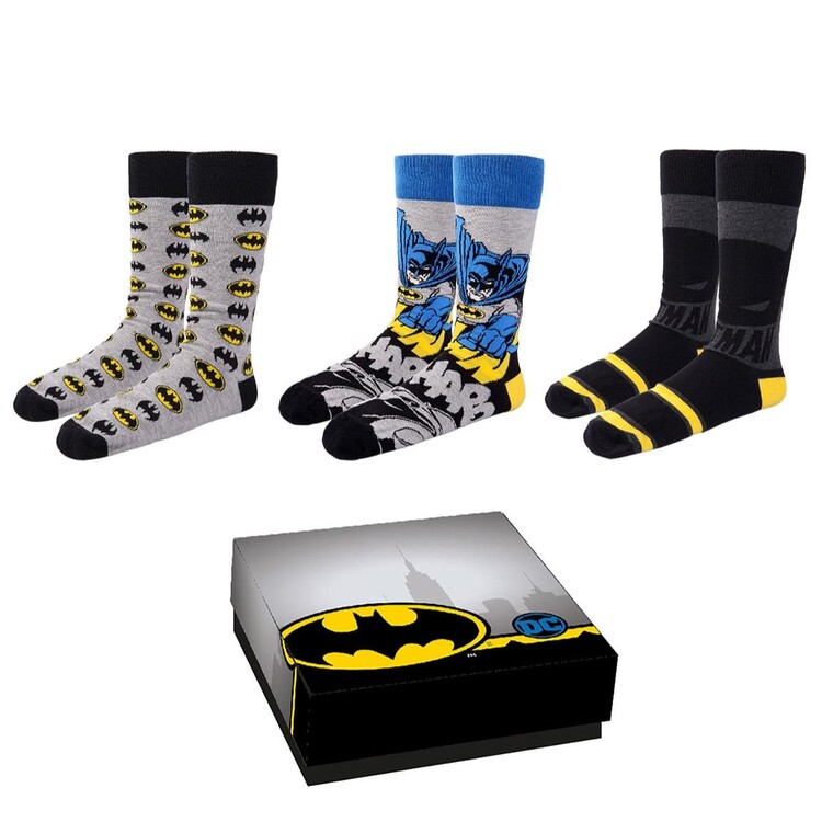 Ponožky DC Comics - Batman - Set, 36-41