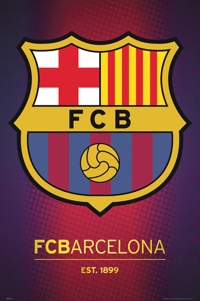 Poster Barcelona - club crest 2013