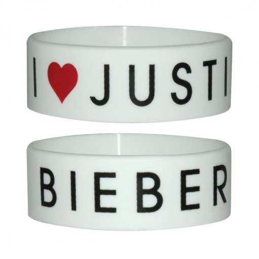 Bransoletka JUSTIN BIEBER - i heart