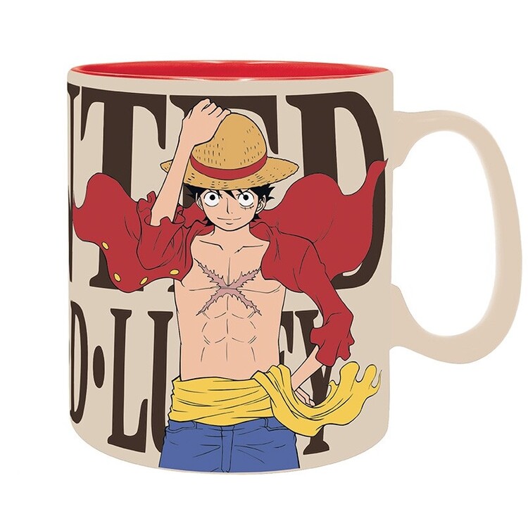 Hrnek One Piece - Luffy & Wanted, 0,46 l, Keramika