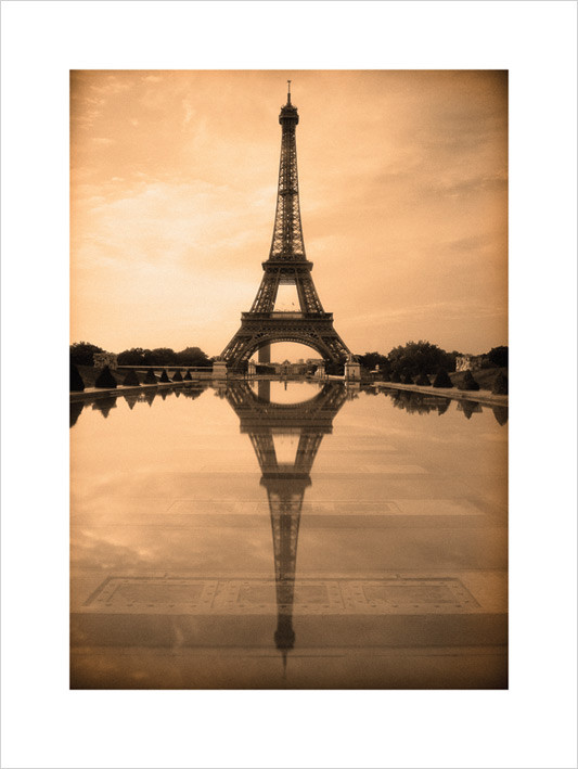 Kunstdruck Parisien Reflection