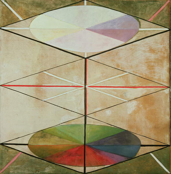Plakát, Obraz - Group IX/SUW, No. 23. The Swan, No. 23, 1915, Klint, Hilma af, 40 × 40 cm