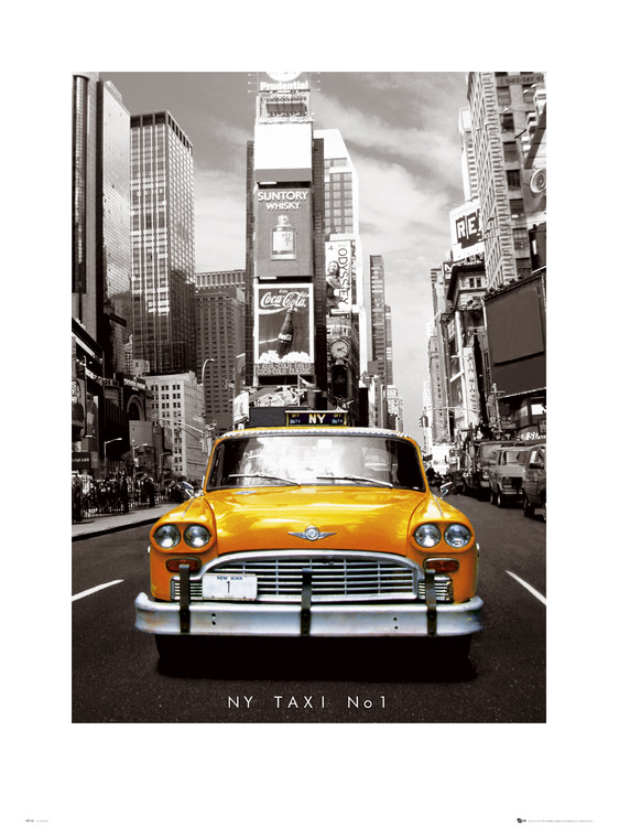 Umělecký tisk New York taxi no.1