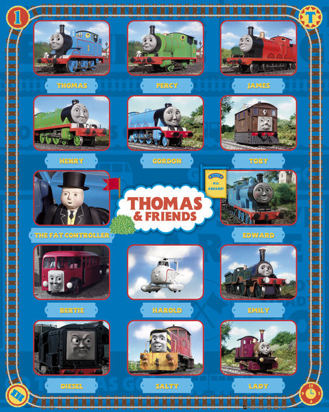 Poster THOMAS AND FRIENDS - characters