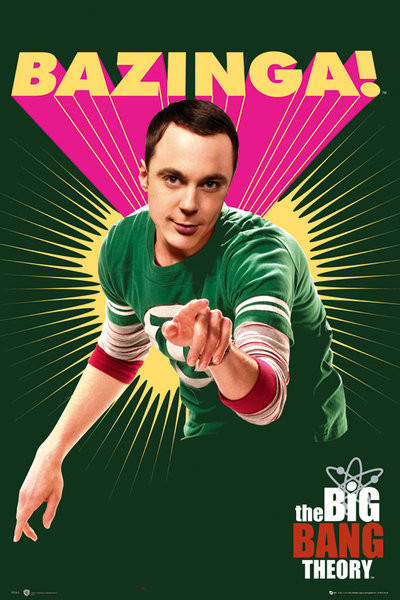 Poster BIG BANG THEORY - Bazinga
