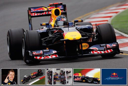 Poster Red Bull racing - vettel