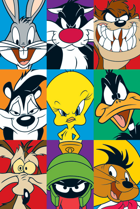 Poster LOONEY TUNES - postavy